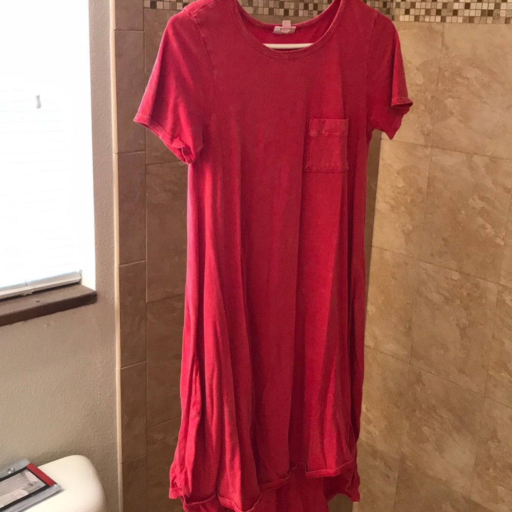 red acid wash Lularoe Carly